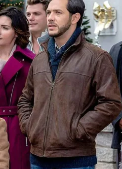 CHRISTMAS IN HOMESTEAD VINCE HAWKINS BROWN JACKET