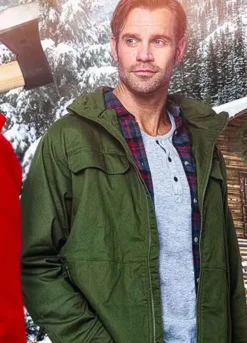CHRISTMAS IN THE ROCKIES (HARRISON BROCK) STEPHEN HUSZAR COTTON HOODED JACKET