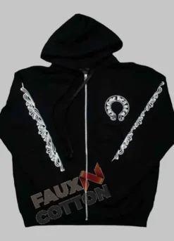 Chrome Hearts Black Fleece Hoodie