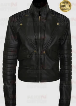 Clary Fray Mortal Instruments City of Bones Lily Collins Leather Jacket