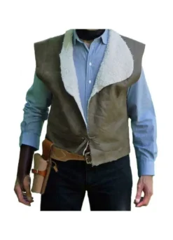 CLINT EASTWOOD SPAGHETTI WESTERN SHEARLING VEST