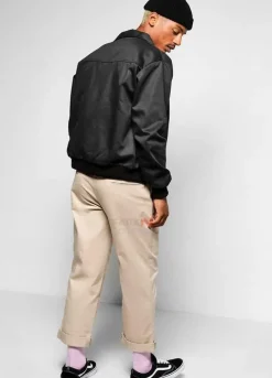 Cotton Harrington Black Mens Jacket