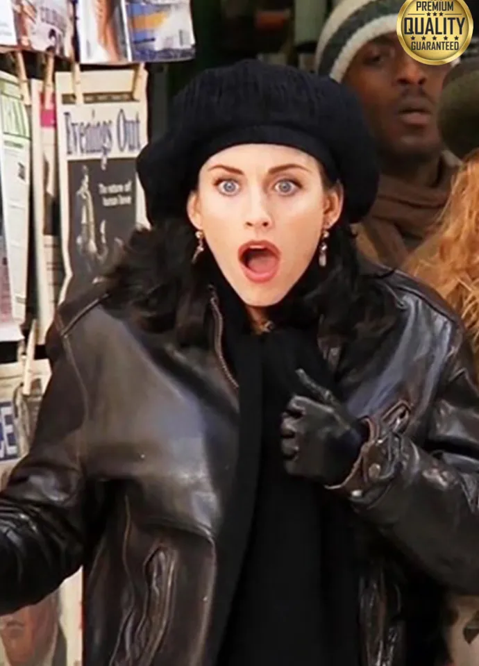 Courteney Cox Friends Season 1 Monica Leather Jacket