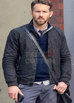 Criminal Ryan Reynolds Black Cotton Jacket