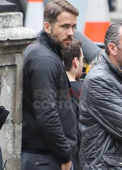 Criminal Ryan Reynolds Black Cotton Jacket