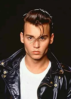 Cry-Baby Johnny Depp Motorcycle Leather Jacket