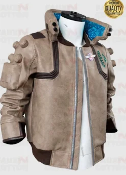 Cyberpunk 2077 Samurai Unisex Leather Jacket