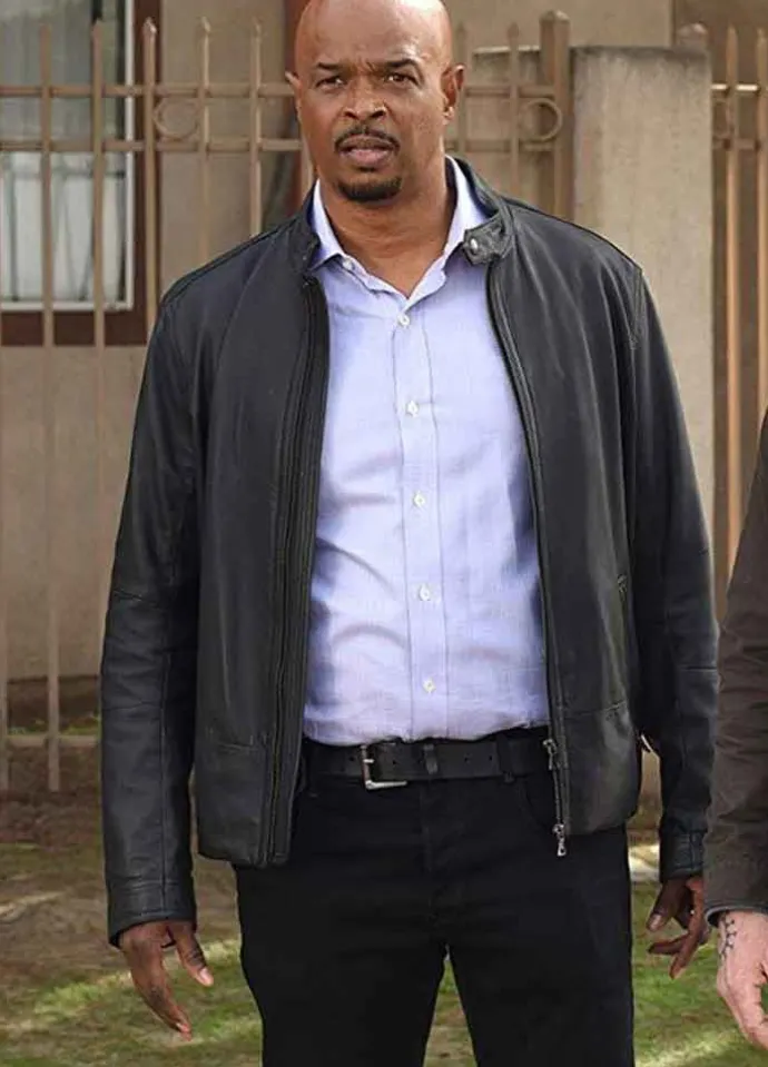 DAMON WAYANS LETHAL WEAPON (ROGER MURTAUGH) BLACK JACKET