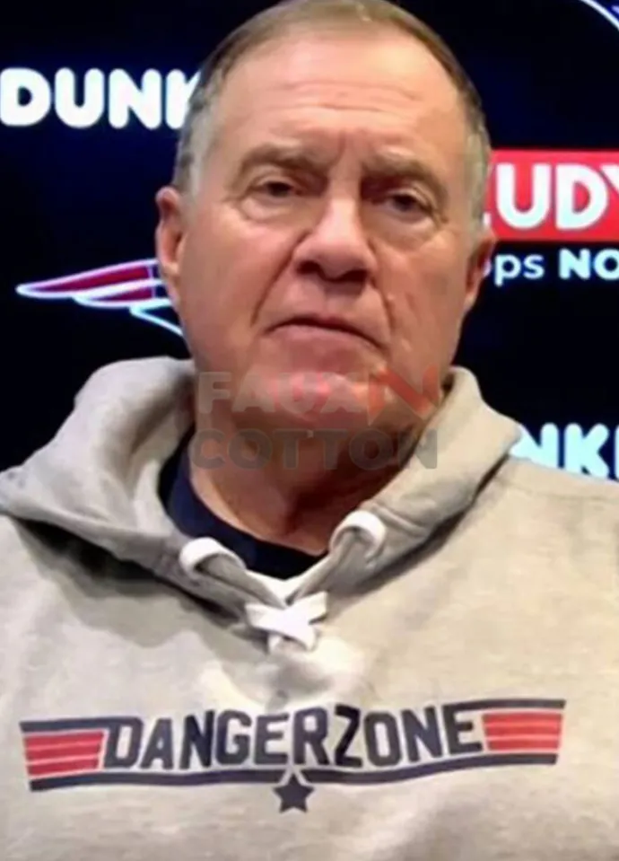 Danger Zone Bill Belichick Pullover Hoodie