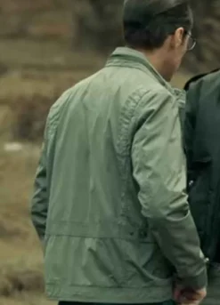 DARK DESIRE (ESTEBAN) ERIK HAYSER GREEN COTTON JACKET