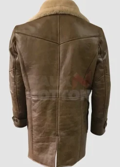 Dark Knight Rises Bane Brown Fur Coat