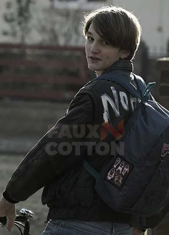 Dark Oliver Masucci Leather Jacket
