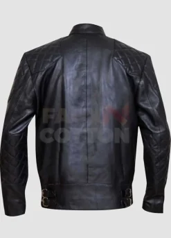 David Beckham Brazil Motorcycle Quilted Jacket