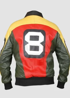 David Puddy Seinfeld 8 Ball Bomber Jacket