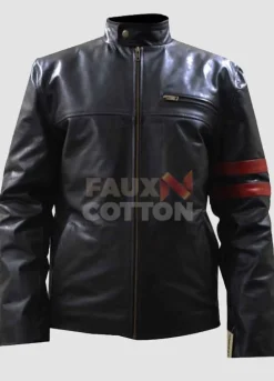 Death Sentence Kevin Bacon Black Leather Jacket