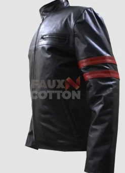 Death Sentence Kevin Bacon Black Leather Jacket