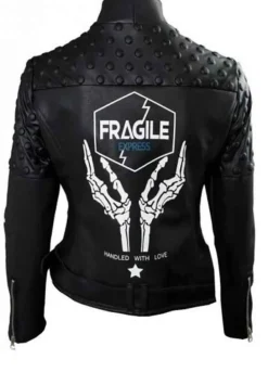 Death Stranding Fragile Express Black Leather Jacket