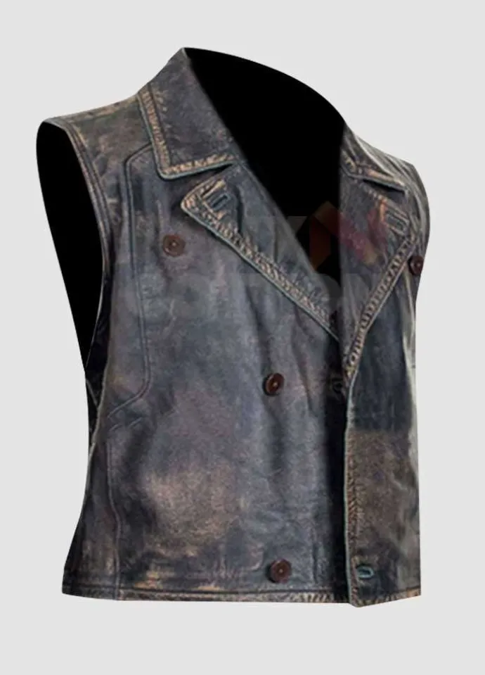 Defiance Nolan (Grant Bowler) Distressed Leather Costume