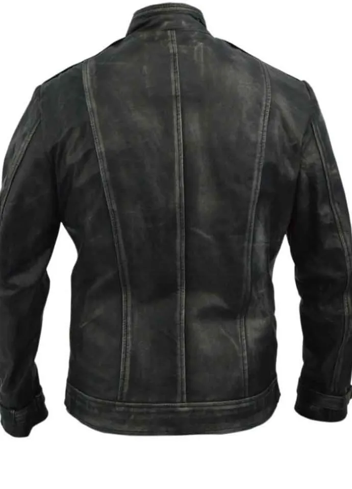 DISHONORED DEATH OF OUTSIDER LEATHER JACKET