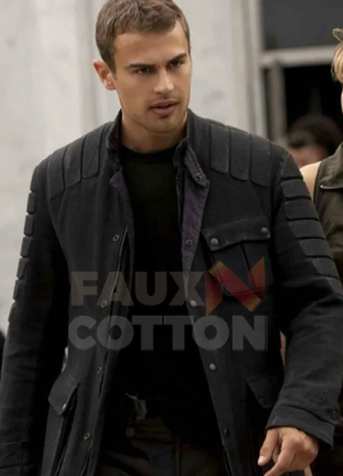 Divergent Theo James Black Jacket