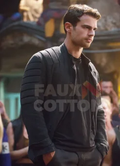 Divergent Theo James Black Jacket