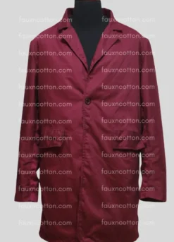 Django Unchained Leonardo Dicaprio Maroon Coat