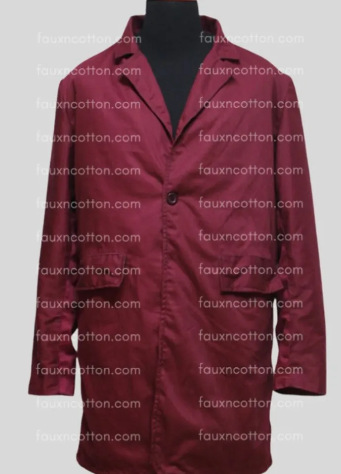 Django Unchained Leonardo Dicaprio Maroon Coat