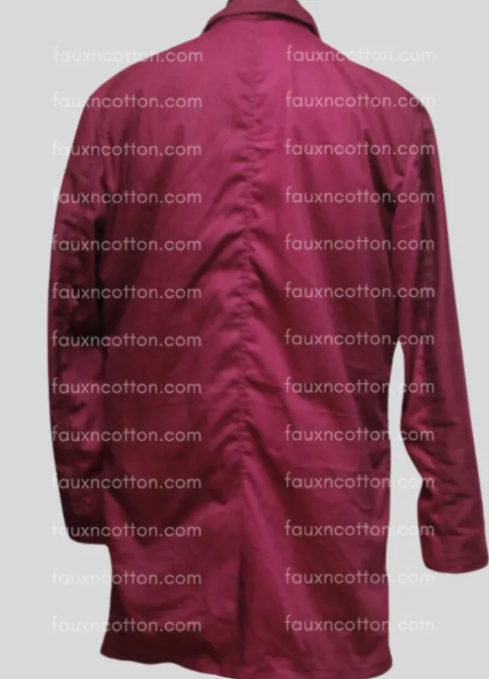 Django Unchained Leonardo Dicaprio Maroon Coat