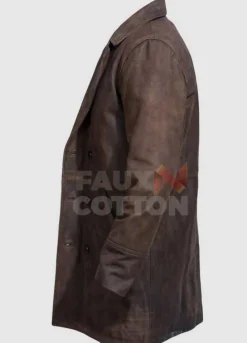 Doctor Who (War Doctor) John Hurt Brown Leather Coat