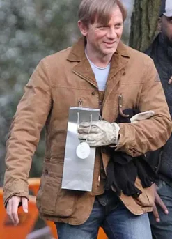DREAM HOUSE (WILL ATENTON) DANIEL CRAIG BROWN COTTON JACKET
