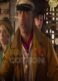 Dwayne Johnson Jungle Cruise Frank Trench Coat