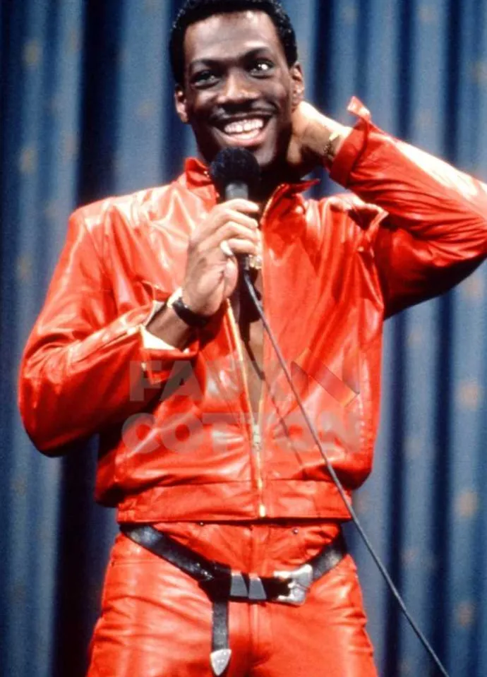 EDDIE MURPHY CLASSIC RAW CELEBRITY LEATHER JACKET