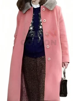 Eileen Thomasin Mckenzie (Eileen Dunlop) Pink Coat