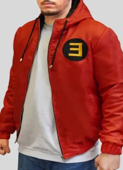 Eminem Houdini 2024 Red Hooded Jacket