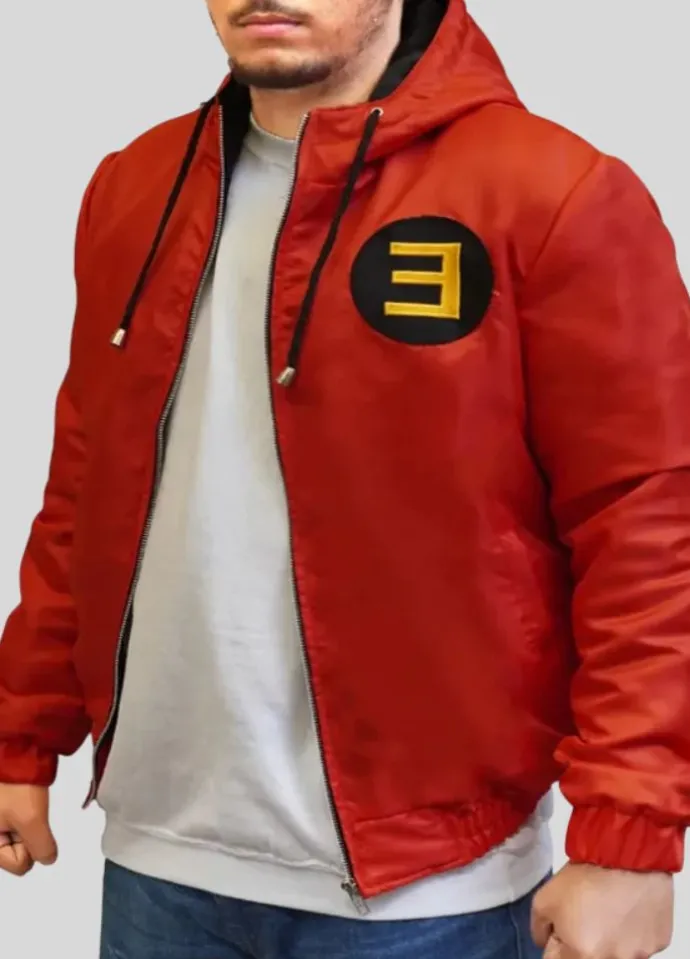 Eminem Houdini 2024 Red Hooded Jacket