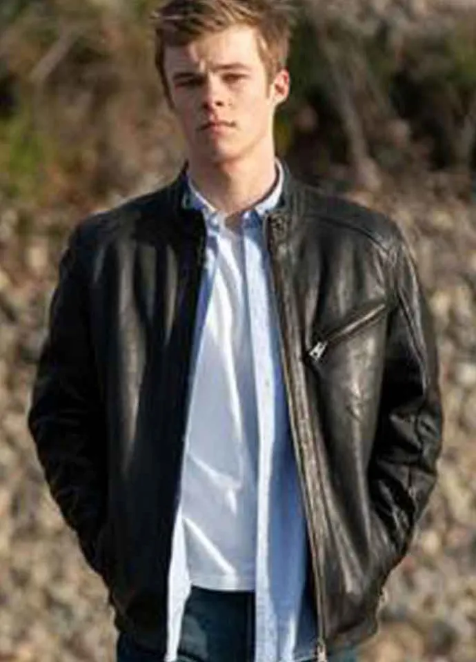 ENDLESS (CHRIS DOUGLAS) NICHOLAS HAMILTON BLACK LEATHER JACKET