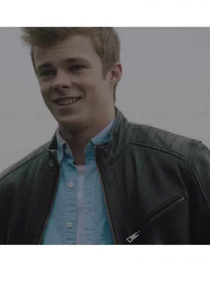 ENDLESS (CHRIS DOUGLAS) NICHOLAS HAMILTON BLACK LEATHER JACKET