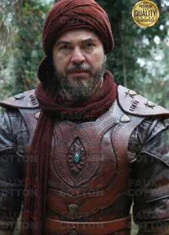 ENGIN ALTAN DUZYATAN DIRILIS ERTUGRUL LEATHER VEST JACKET