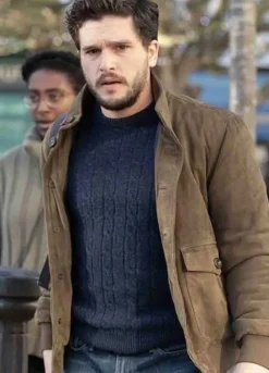 ETERNALS (DANE WHITMAN) KIT HARINGTON BROWN JACKET