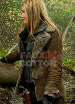 FALLING SKIES MIRA SORVINO SHEARLING JACKET