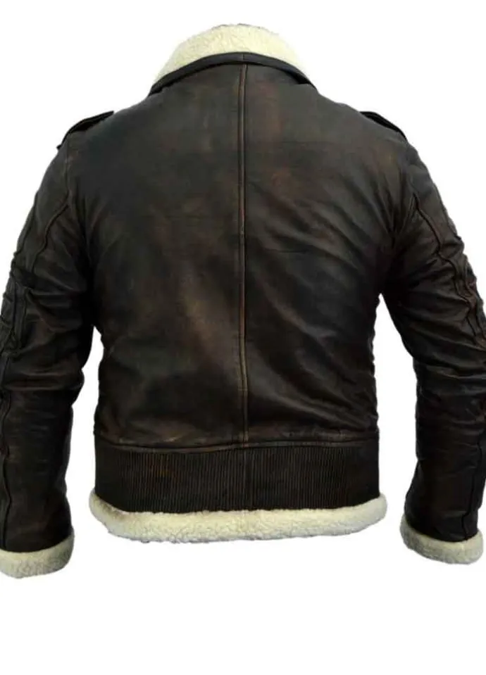 FALLOUT 4 BOMBER ARMOR BROWN LEATHER JACKET