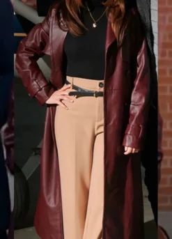 Family History Mysteries Buried Past Janel Parrish (Sophie Mcclure) Coat