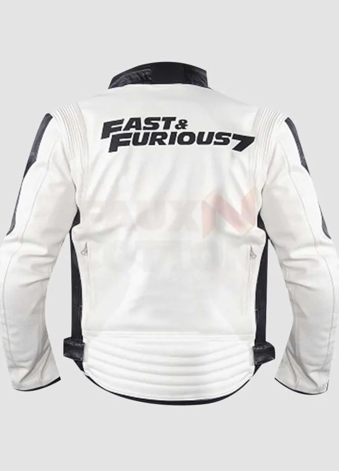 Fast And Furious 7 Vin Diesel Real Leather Jacket