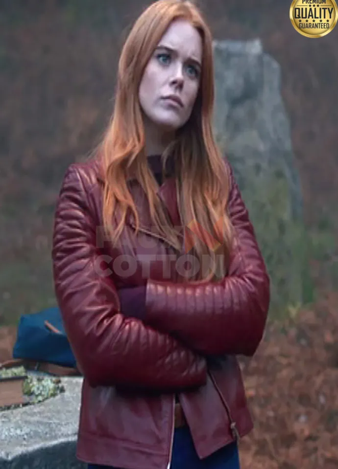 Fate The Winx Saga Abigail Cowen (Bloom) Leather Jacket