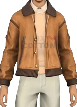 FFXIV Brown Varsity Jacket