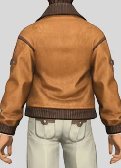FFXIV Brown Varsity Jacket