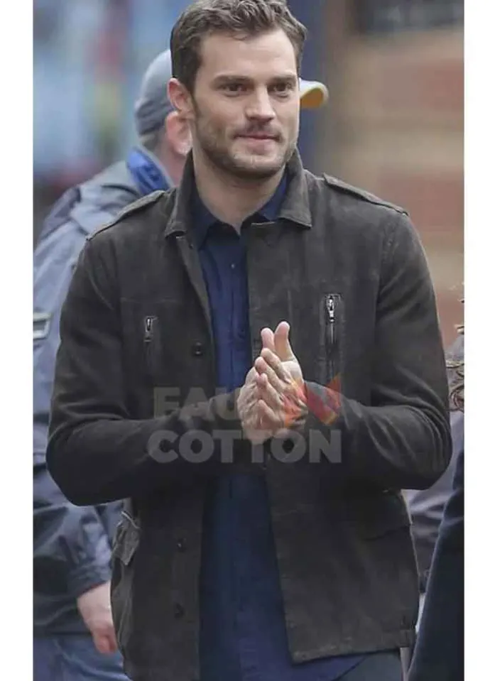 Fifty Shades Darker Jamie Dornan Suede Jacket