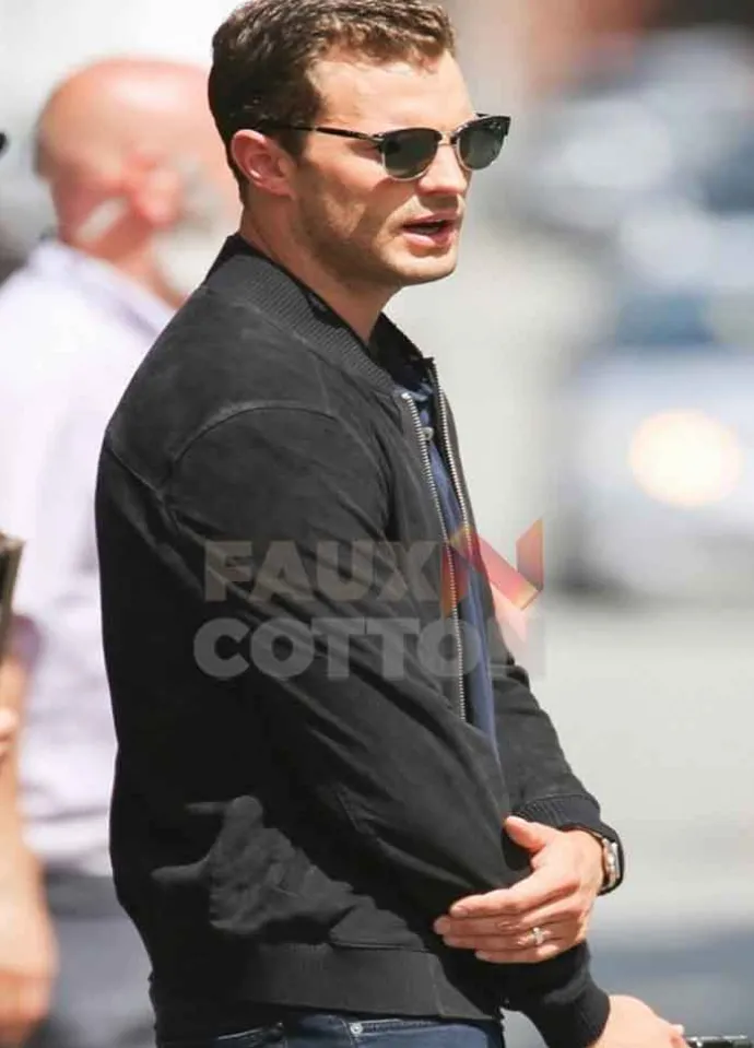 Fifty Shades Freed Jamie Dornan Suede Jacket