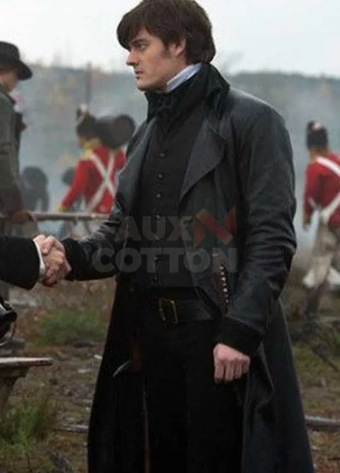 Fitzwilliam Pride And Prejudice And Zombies Sam Riley Leather Coat
