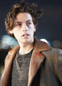 Five Feet Apart Cole Sprouse Brown Leather Jacket